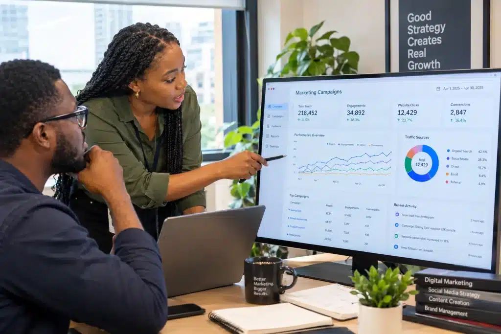 Digital marketing work