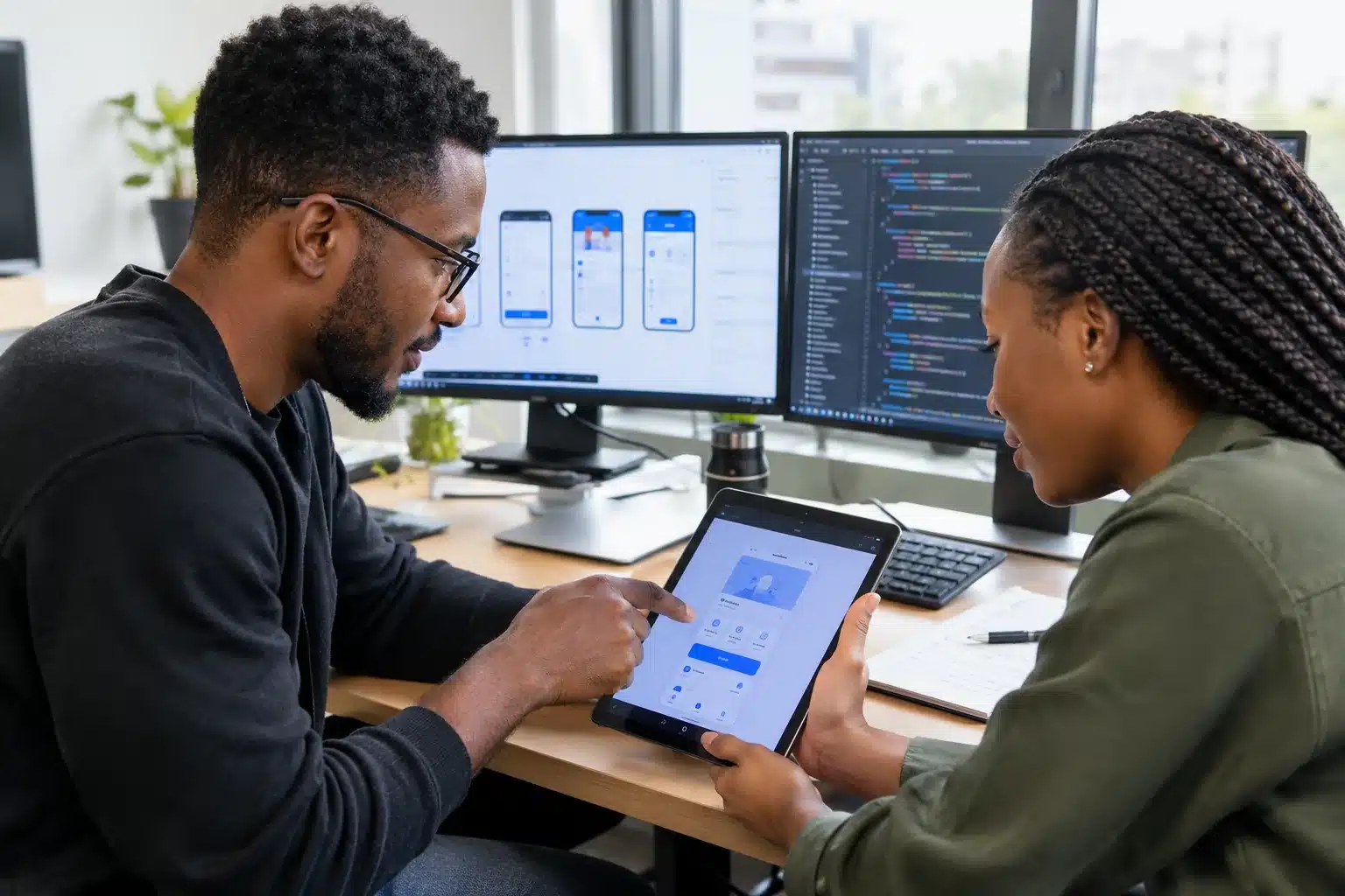 Mobile app development work