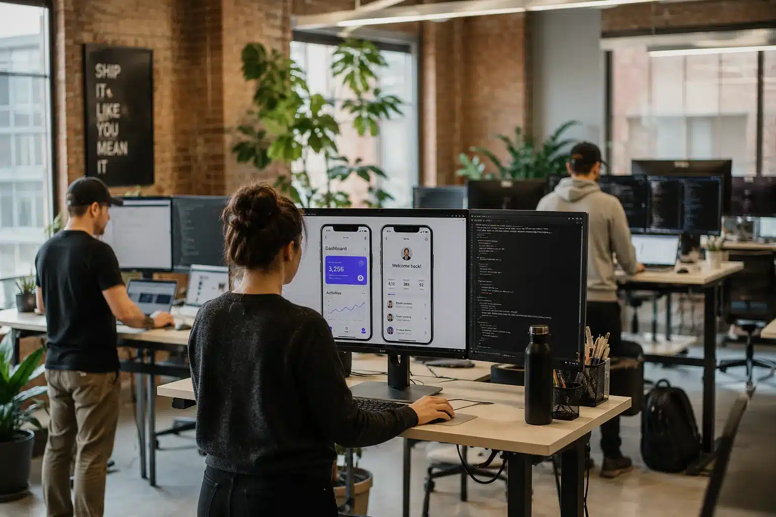 Mobile app development work